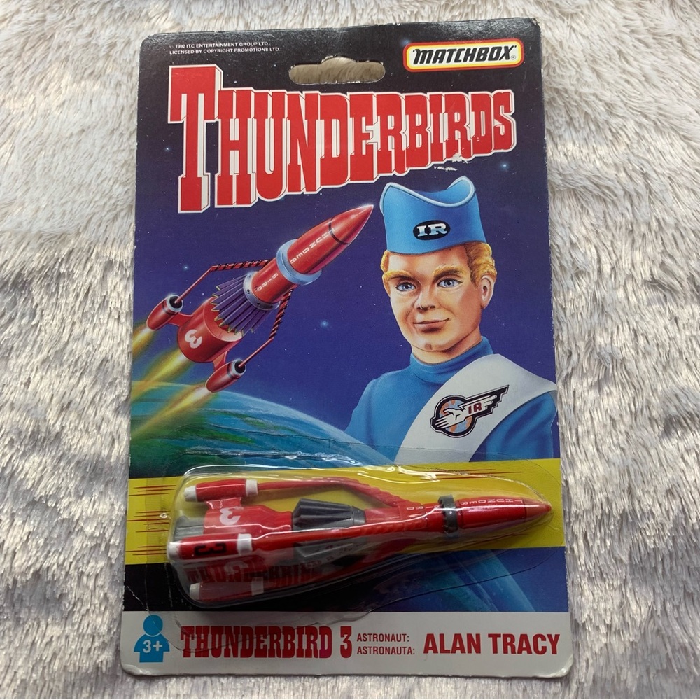 MATCHBOX THUNDERBIRDS 3 Astronaut ALAN TRACY 1992 Vintage Collectible